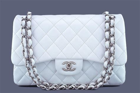 chanel flap bag white price|white fluffy chanel bag.